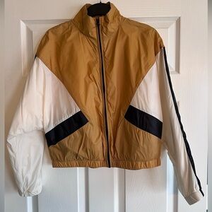H&M Divided Windbreaker 80’s style, XS, yellow